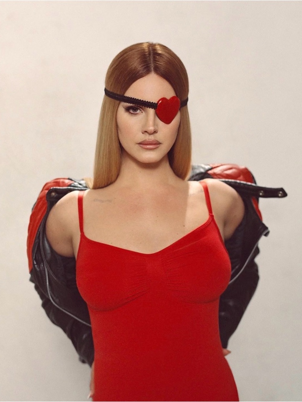 Skims x Lana Del Rey Seamless Sculpt Thong Bodysuit in Ruby